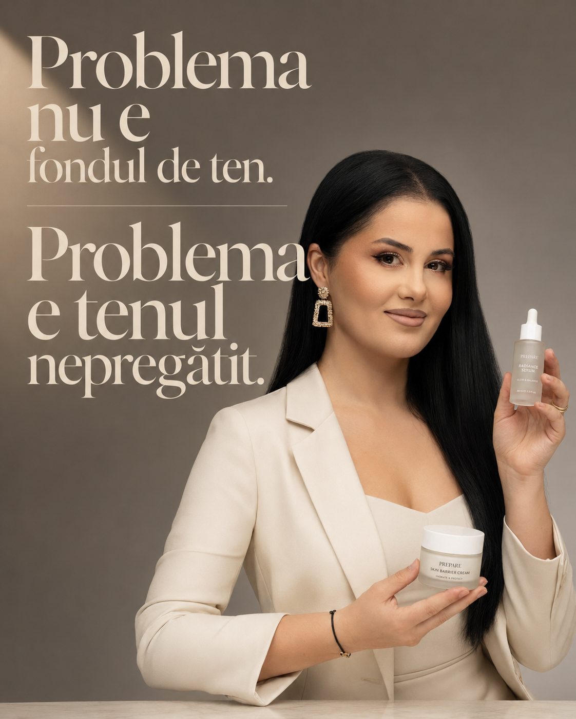 Problema nu este fondul de ten. Problema este tenul nepregătit.